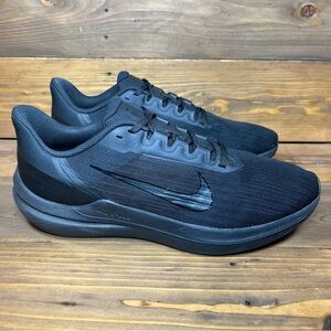 Nike Winflo 9 Men's Black Road Running Sneaker Shoes